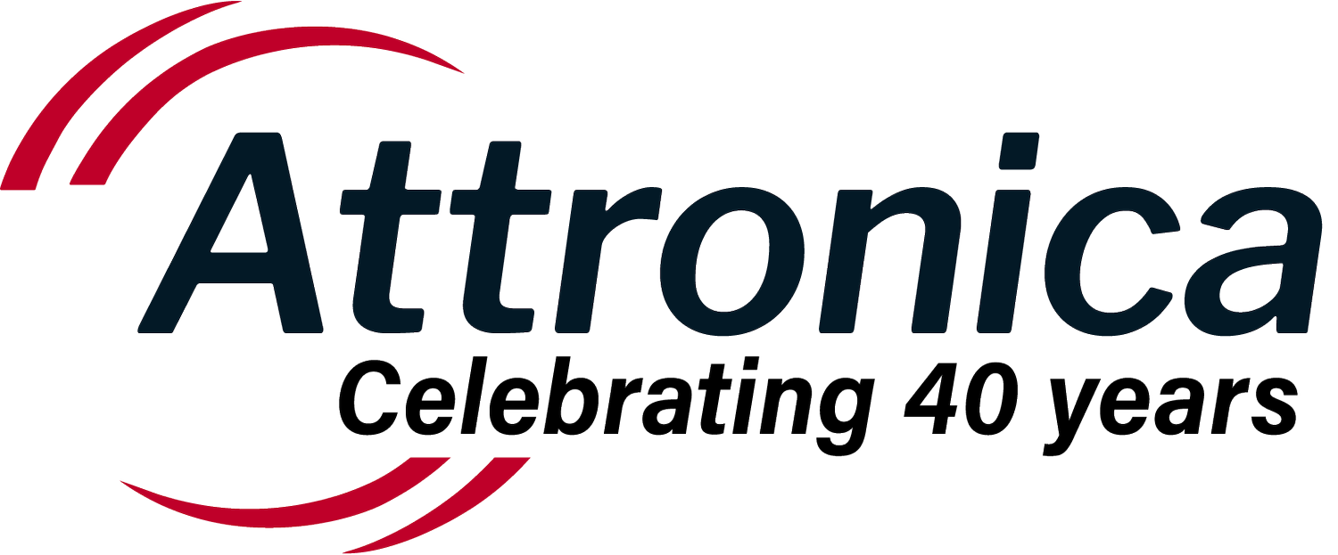 Attronica 40 years logo